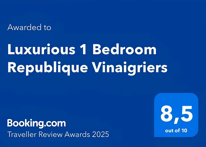Luxurious 1 Bedroom Republique Vinaigriers Free Netflix